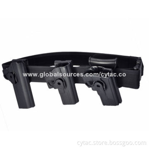 Black Polypropylene Web Law Enforcement Police Equipment Holsters Duty Belt